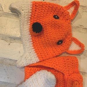 Adorable fox photo prop